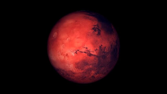 Mars planet roation