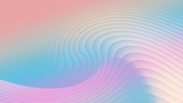 Abstract Pastel Gradient Fluid Wave Background