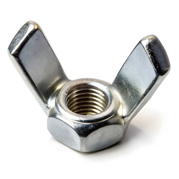 metal wing nut with threaded rod