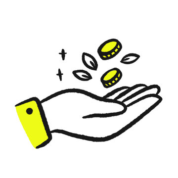 Cash Back and Passive Income Concept Illustration