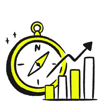 Financial Planning and Business Direction Concept Illustration