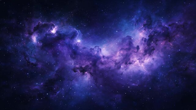 space nebula galaxy stars in purple blue cosmos