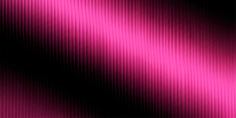 A vibrant pink and black abstract background featuring vertical ribbed texture and gradient lighting creates a dynamic and modern visual. © Asad Visuals