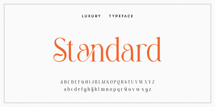 Luxury elegant alphabet letters and numbers. Elegant wedding typography classic serif font decorative vintage retro. Creative vector illustration