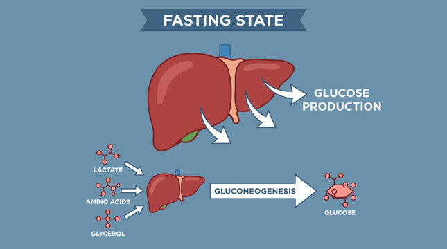 Liver Glucose Production Hepatic Gluconeogenesis Fasting State