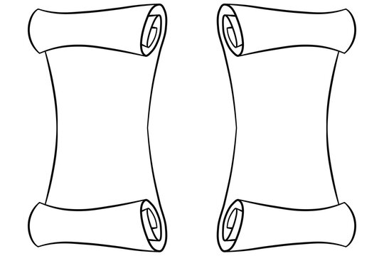 scroll paper set