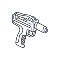 Stylized Illustration of a Futuristic Handheld Device. © Yu