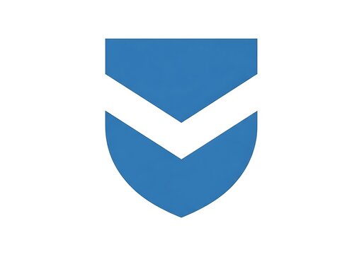 Blue shield symbol for emma m nutt day celebration