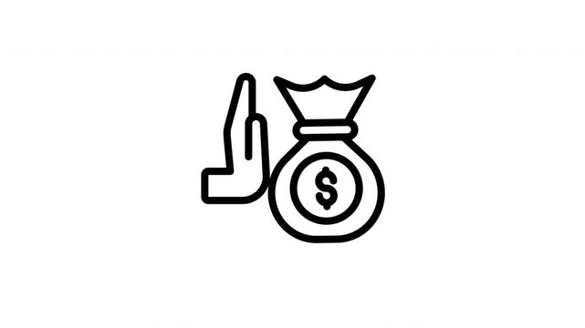 bribe animated icon