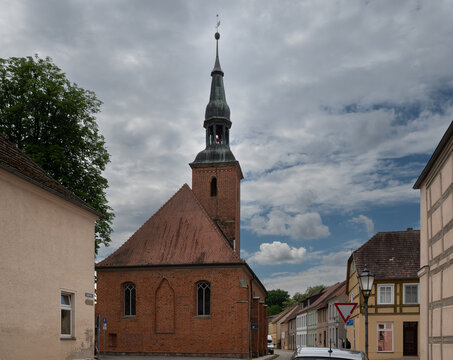 Historic Heilig-Geist Church in Wittstock/Dosse, Brandenburg, Germany