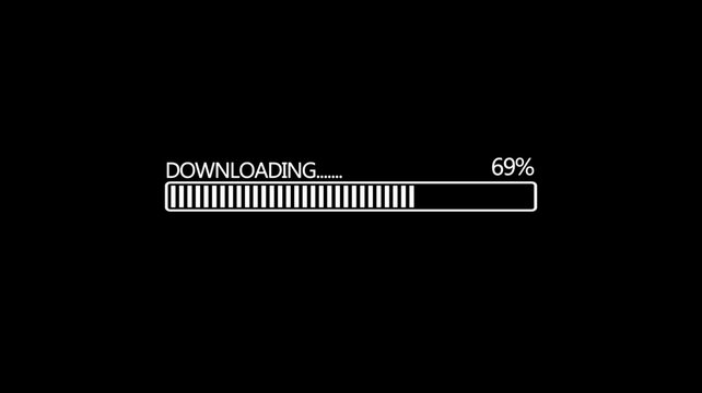 Loading Progress Bar Pixel