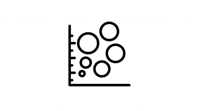 bubble chart animated icon