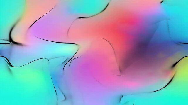 DawnOracle Animation - Watercolor Wash Mesh Gradient Spectrum Color Shift Loop Background