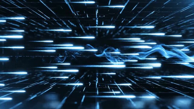 Time efficiency visualization, motion becoming shorter and faster background animation