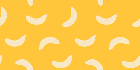 banana seamless pattern for tropical banner design. Banana fruit pattern background. banana fruit seamless pattern. © riansa28