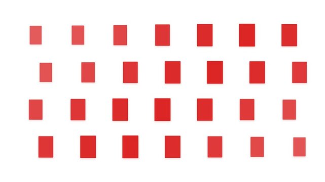 Minimalist red rectangle grid motion background