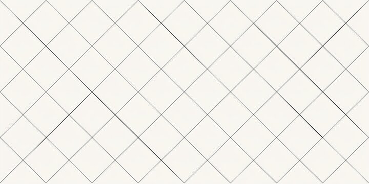 Seamless diagonal grid pattern with thin black lines on a clean light surface
