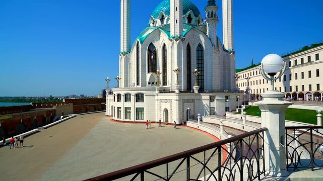 Kazan, Russia. Kul Sharif Mosque. On the territory of the Kazan Kremlin