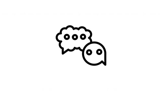 chat bubble animated icon