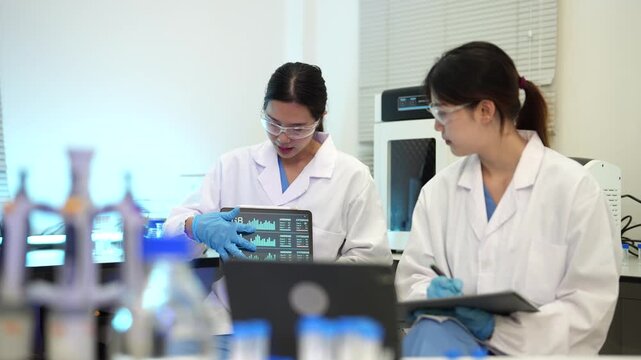 researcher holding petri dish with culture samples in a sterile clean room, biotechnology, microbiology, medical research, and laboratory innovation.