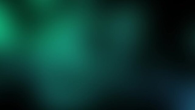 Emerald Green Fluid Gradient Loop Animation Background