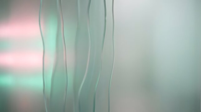 Abstract soft light background with elegant curved lines and blurry color gradients