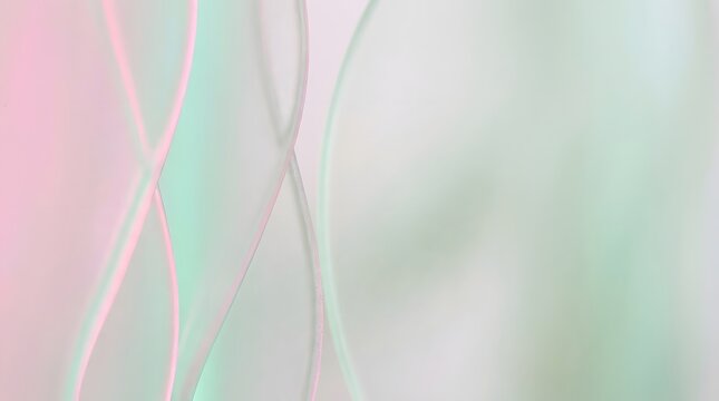 Abstract soft light background with elegant curved lines and blurry color gradients