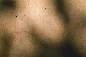 Fototapeta premium Rough aged material surface texture with artistic shadow and lighting effects for abstract background