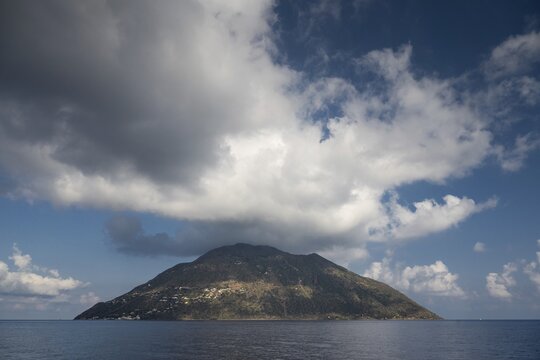 Alicudi island, westernmost of the Aeolian or Lipari Islands, Tyrrhenian Sea, Sicily, southern Italy, Italy