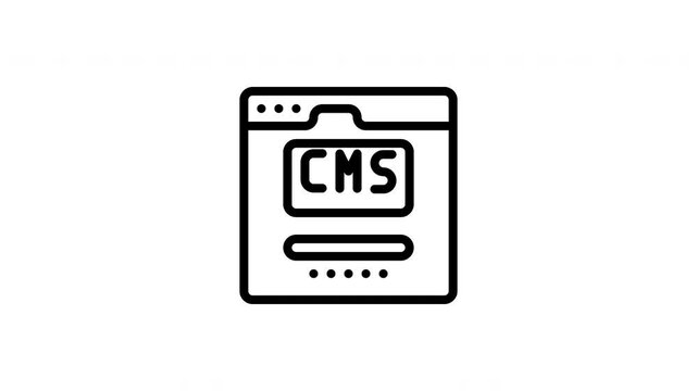 CMS animated icon