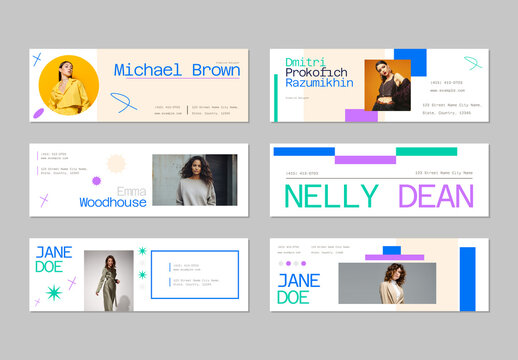 Creative Email Signature Banner Collection