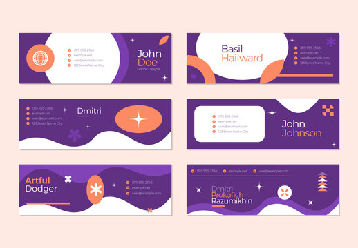 Creative Email Signature Template Set
