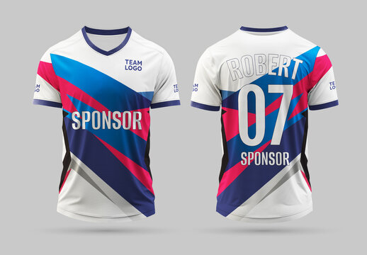 Professional Sports Jersey Design Template