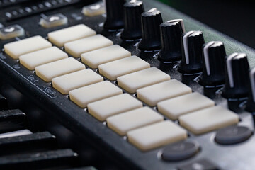 Obraz premium DAW Keyboard 