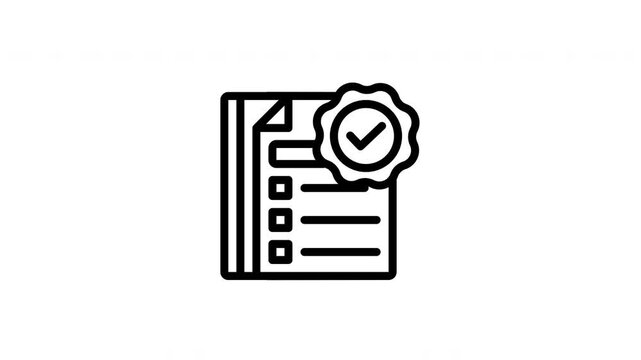 completed task animated icon