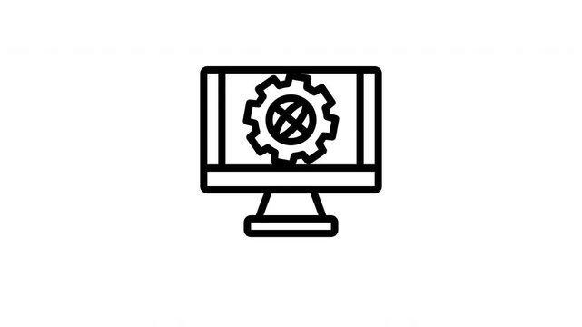 computer animated icon