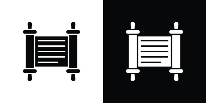 Scrolls icon for banner designs