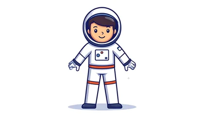 Cartoon nurse with stethoscope and clipboard standing. © D