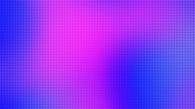 Abstract gradient dark blue and pink wave background animation with elegant halftone dots texture 4K