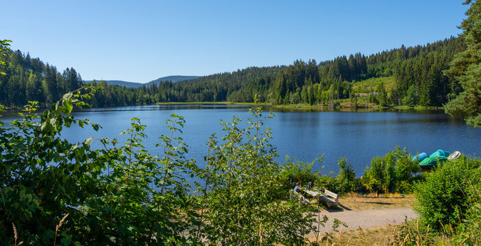 Windgef&auml;llweiher bei Altglash&uuml;tten im Schwarzwald
