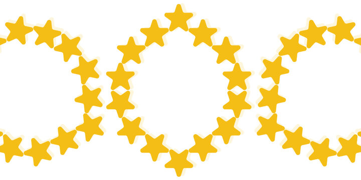 Seven stars icon Vector. Five stars customer product rating review flat icon for apps and websites. 11:11
