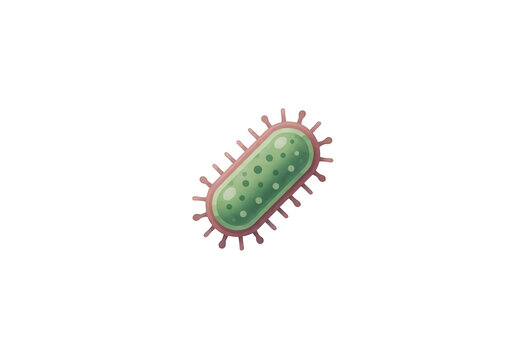 Green Bacteria Cell Transparent Background