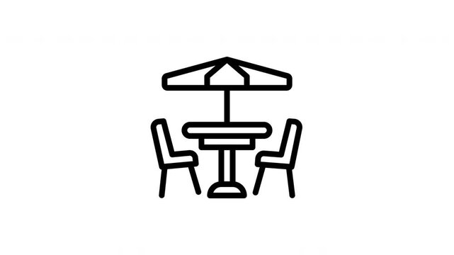 dining chair animated icon