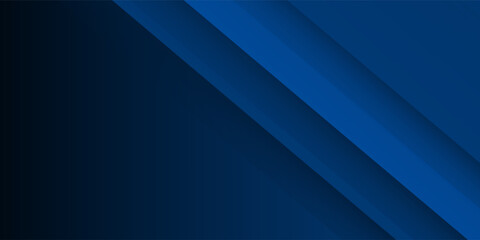 Obraz premium Modern abstract gradient dark navy blue banner background illustration modern