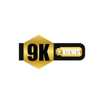 9k plus views label design