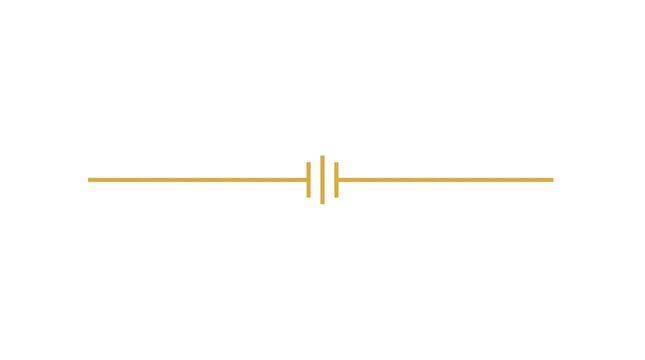 Elegant gold divider line with central vertical bars, minimalist decorative border element, luxury golden separator for wedding invitations