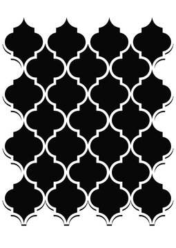 black and white seamless pattern vactor illustration