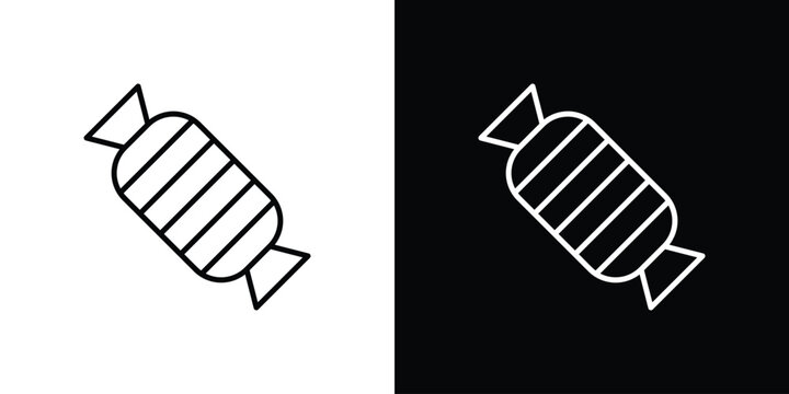 Candy icon outline symbol pack
