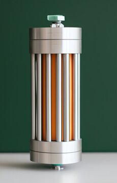 Hydrogen fuel cell stack component. Renewable energy power generator for sustainable technology.