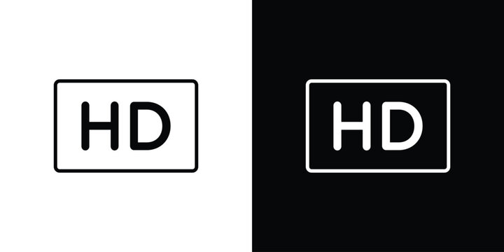 High definition icon vector symbol bundle